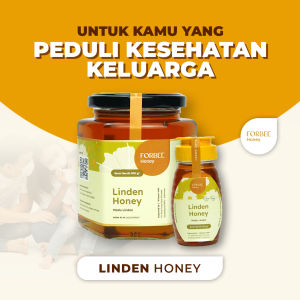 Madu Linden Forbee Honey 500gr/450gr | Vitamin Daya Tahan Tubuh Keluarga | Obat Herbal Penenang | Mood Booster Alami