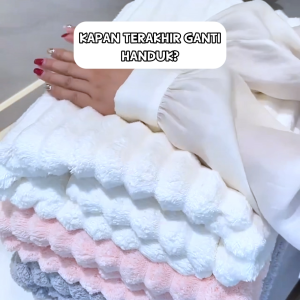 Dreamcotton Handuk Microfiber Jumbo Premium Uk 70x140cm Towel Dewasa Tebal Halus Lembut