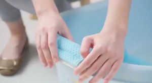 Newborn Baby Bath Tub Seat Support Net Bathtub Net Shower Non-Slip Safety Adjustable Anti Slip