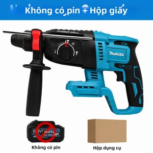 Makita | Máy Khoan Búa Điện Không Dây Makita 18V Không Chổi Than 26MM Dụng Cụ Điện Không Dây Dùng Cho Cải Tạo Nhà Cửa Và Các Dự Án Tự Làm
