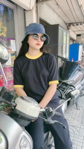 เสื้อเปล่า เสื้อยึดคอกลมกุ๊นคอกุ๊นแขน เสื้อเปล่า แขนสั้น ชาย หญิง