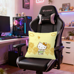 Sanrio | Sanrio HELLO kitty Pillow Covers Cartoon Sofa Decorative Home Double-sided Printing Short Plush Cushion Cover Christmas gifts