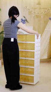 Little Carpenterr Rak Penyimpanan Boleh Dilipat Foldable Shoe Storage Rack Kotak Penyimpanan Kasut Storage Boxes