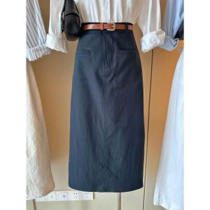 V.C.I | Summer High-Waist Slit Straight Dress