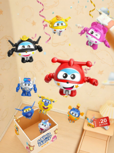 AULDEY | Fun Build Super Wings Transformer Robot Kit Childrens Toys