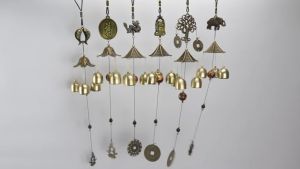 Lonceng Angin Fengshui Bahan Tembaga Liontin Lonceng Angin Gantungan Lonceng Angin Fengshui Wind Chimes Outdoor