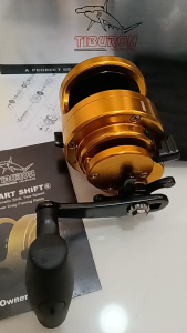 Tiburon Engineering SST-7524 Automatic 2 Speed Lever Drag Overhead Fishing Reel