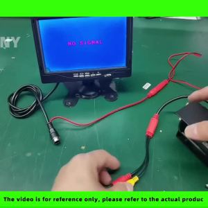Aviation Male 4Pin to Female Adapter RCA AV & DC Power Converter Cable for Car Rear Camera Monitor (Signal & Power Transmission)