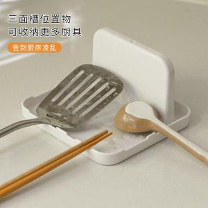 Plastic Pot Lid Holder Kitchen Countertop Storage Rack Chopsticks Board Stand Organizer No Drilling Required Kitchen Storage