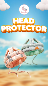 Baby Pro Baby Soft Cotton Anti Fall Head Protection Walking Crawling Hat