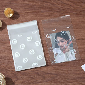 Bộ 50 Túi Đóng Gói OPP Trong Suốt 8X10Cm Kawaii Túi Bảo Quản Cho Kpop Huy Hiệu Anime Chân Bánh Quy Kẹo Nhỏ Trang Sức Gói Quà