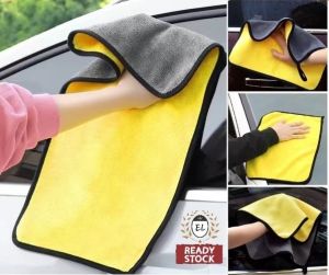 Microfibre Car Cloth🔥Ready Stock🔥Thick Car Wash Towel Kain Lap Kereta 珊瑚绒洗车抹布