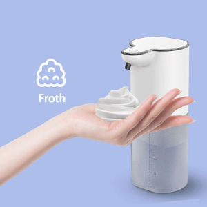 Automatic Sensor Soap Dispenser 400ml Liquid Soap Dispenser USB Rechargeable Electric 4-level Adjustable Bathroom Soap Dispenser