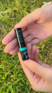 Black Inhaler Peppermint Field Thailand Authentic Thai Brand 2 In 1 Menthol Essential Oil Relaxing Product of Thailand