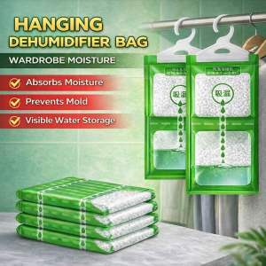 Hanging Dehumidifier Bag | Wardrobe Moisture Absorber