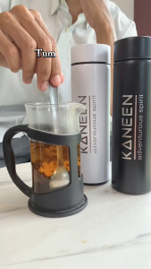 Kaneen - Tumbler Botol Minum Thermos Bottle Stainless Steel Panas Dingin 500ml dengan indikator suhu
