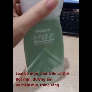 SỮA TẮM RAMZER Đánh bay mụn viêm lang lông 500ml Sữa tắm Loại Bỏ khuẩn chứa axit amin Da lưng giảm mụn chống nấm trắng da 500ml