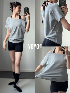 Yoga Fitness Sports Wear Womens Summer Thin New Pilates Training Clothes Breathable Cotton Polyester Elastic Fiber Shorts