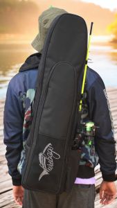 Tas Joran Pancing Terpal Truck Lurebags Double Ruang Besar & Ruang Kecil