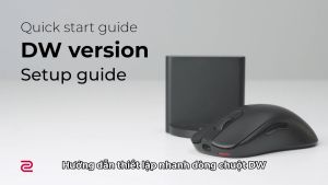 Chuột gaming không dây eSports ZOWIE ZA13-DW_Đầu thu nâng cao polling rate 4000Hz cảm biến PAW3950