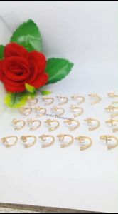 Bayar di Tempat TITANIUM Cincin Huruf A-Z Full mata Anti karat Anti luntur