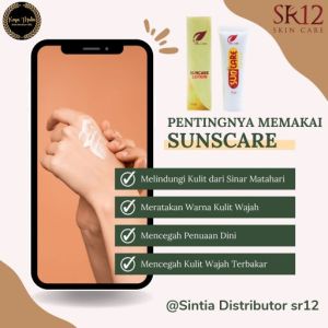 Sunscreen sr12 Pelembap Dan Pencerah Wajah Suns Creen Kulit Wajah Jerawat