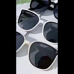 Nexlent Big Square Frame Sunglasses for Women Men Trendy Shades Anti UV400 Eyewear Outdoor Eyeglasse