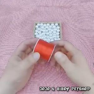 Tali Benang Karet Serabut Korea Gelang Kalung Serat Super 60 Meter Elastis