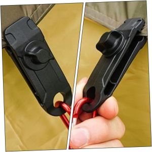 Professional Tarp Clips Set for Outdoor Use Tent Tarp Fasteners Sturdy Fixing Clips