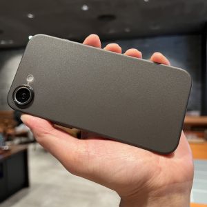 Fingerprint Resistant Anti-Oil Dirty Resistant Matte Semi-Transparent Black Grey Silicone Soft Shell Full Cover Anti-Fall for iPhone 16E Apple 16 SE4 Generation