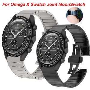 22mm 20mm Metal Strap For Omega X Swatch Joint MoonSwatch Stainless Steel Band For Huawei Watch GT2 3 4 5/GT5 Pro 46mm/GT2Pro/2e