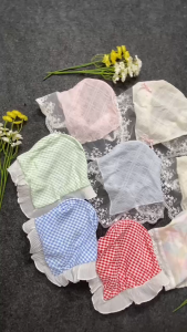 ONEFASHIONMALL Bando Bandana Renda Segitiga Syal Pita Kotak Aesthetic Korea Aksesoris Rambut BN017