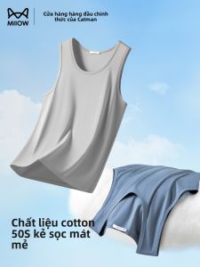Áo thun nam MiiOW Catman làm bằng vải Modal Cotton nhanh khô