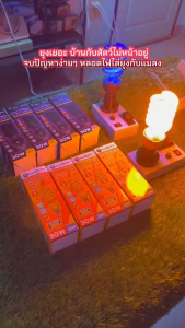 IWACHI หลอดไฟล่อแมลง หลอดไฟทอนาโด หลอดไฟแมงดา 30W 45W ขั้วหลอด E27 หลอดประหยัดไฟ หลอดไล่ยุงและแมลง หลอดไฟแบล็คไลท์