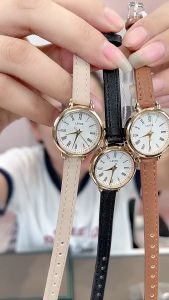 Tabuh Shop Jam Tangan Wanita Kasual Terbaru Analog Wanita Jam Cewek Kulit Kecil - Jam Tangan Wanita Mewah - Jam Tangan Quartz Casual Gaya Retro Wanita Bulat Watch Korean Fashion - Romawi Vintage Jam Tangan Analog Wanita COD Bayar Ditempat JW51
