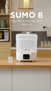 Máy tiệt trùng hơi nước sấy khô điện tử FATZ BABY Sumo 8 FB4904JH thiết kế đột phá và có 4 chế độ