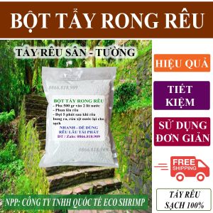 Túi 500gr Bột Tẩy Rong Rêu Thông Dụng - Tẩy Rêu Sạch 100%