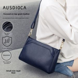 AUSDIOCA | Leather Womens Multi-layered Soft Crossbody Bag