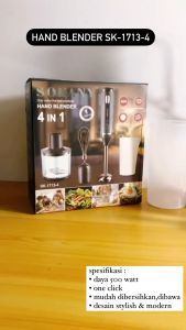 Hand Blender Blender Tangan Multifungsi Stainless Sixma SK-1713-4