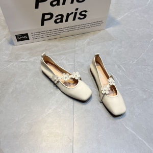 TOKABEE Flat Heel Womens Shoes: Soft Comfortable Microfiber Leather One Pedal Design Retro Style Ideal for Youth