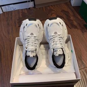 Hong Kong Genuine Leather Thick Bottom Dad Shoes Womens Autumn Winter New Style Lightweight Soft Bottom Fleece Lined Sneakers