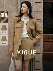 Yigue | Vintage Style Wool-blend Winter Ladies Coat