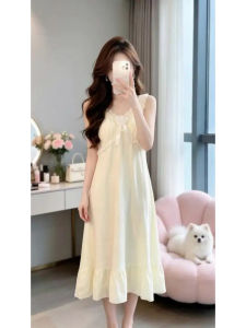 V.C.I | Padded Slimming Lace Trim Princess Style Sleepwear Dress