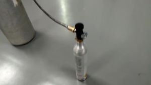 Cross-Border Sodastream Soda Gas Cylinder Carbon Dioxide Inflatable Connector Hose with Pressure Gauge