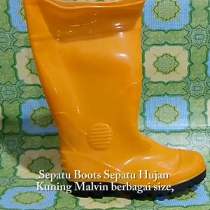SEPATU BOOTS | SEPATU BOOTS HUJAN KUNING MALVIN 40 41 42