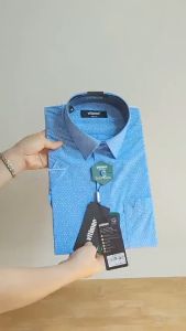 Áo sơ mi nam Vitimen ngắn tay form Slim fit