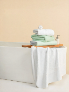 Purcotton | 100% Cotton Double Sided Looped Bath Towel
