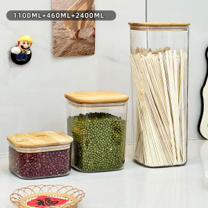 Food Grade Plastic Storage Container for Dry Goods Grains Tea