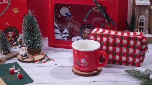 Quelay 8 Pcs Christmas Gifts Basket for Women Holiday Gifts Set for Women Xmas Coffee Mug Merry Christmas Gifts Basket 2024 Gift Ideas for Mom Wife Girlfriend Sister Her Wife Coworker Employee