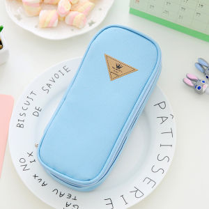 Back-to-School Gift Large Capacity Bus Stationery Pencil Case Childrens Prize Custom Logo Printing Canvas Pouch Cartoon Animal